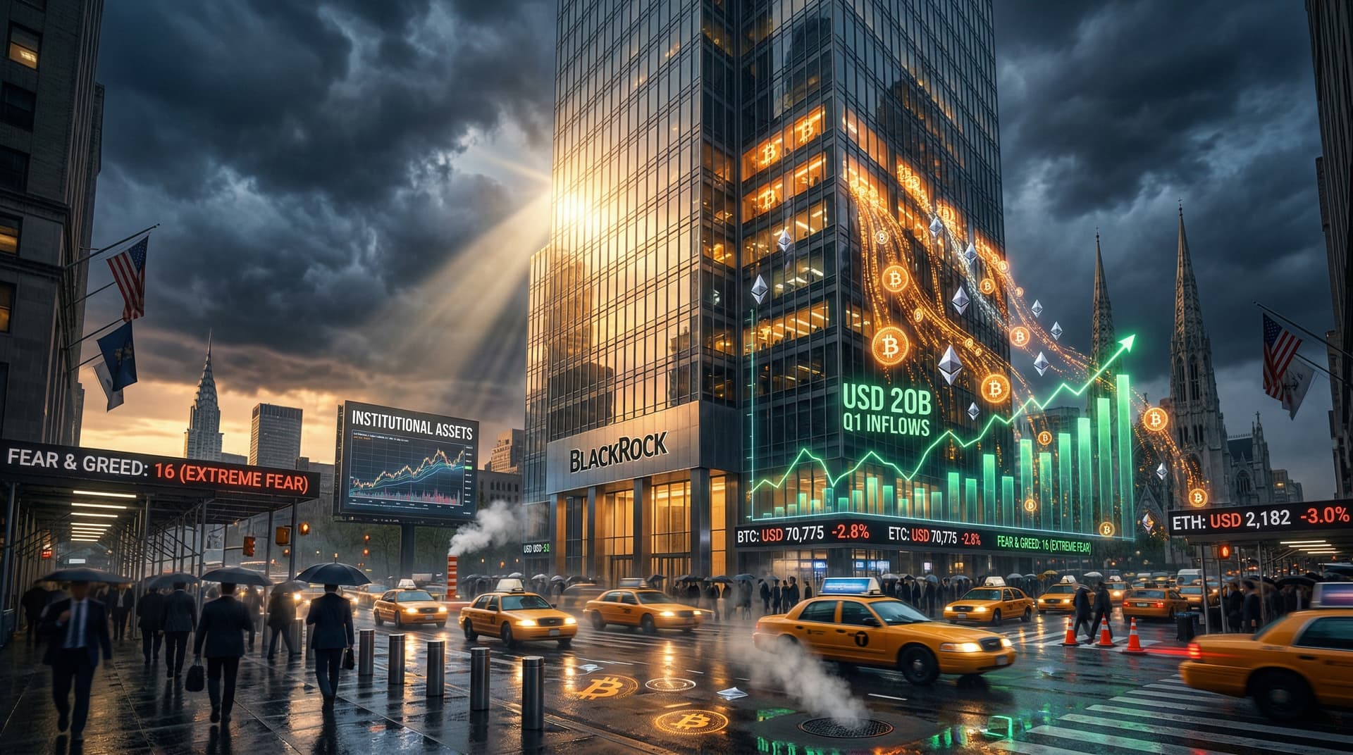 BlackRock Crypto Inflows Hit $20B in Q1 Earnings