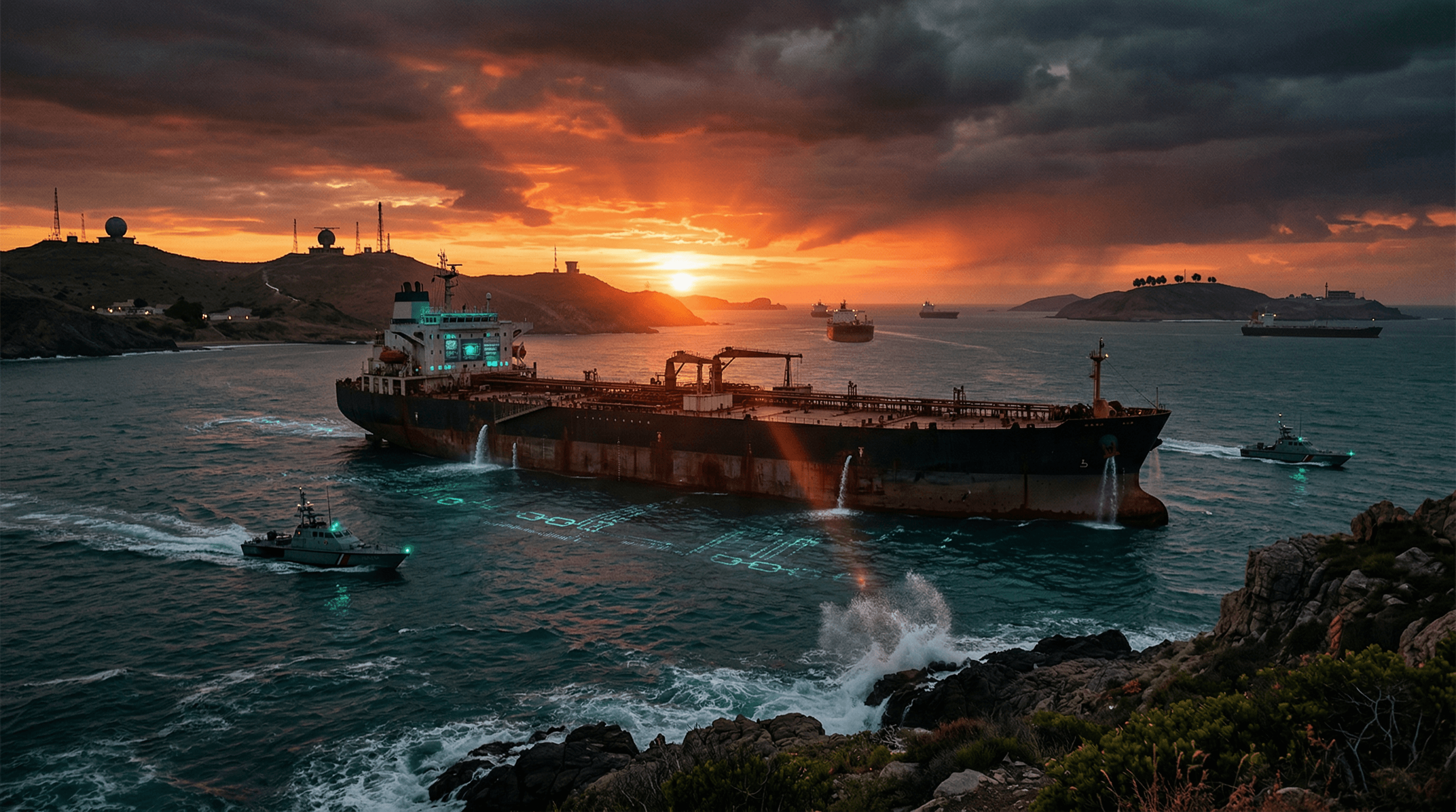 Iran Crypto Tolls Spike Brent 2.5% Intraday