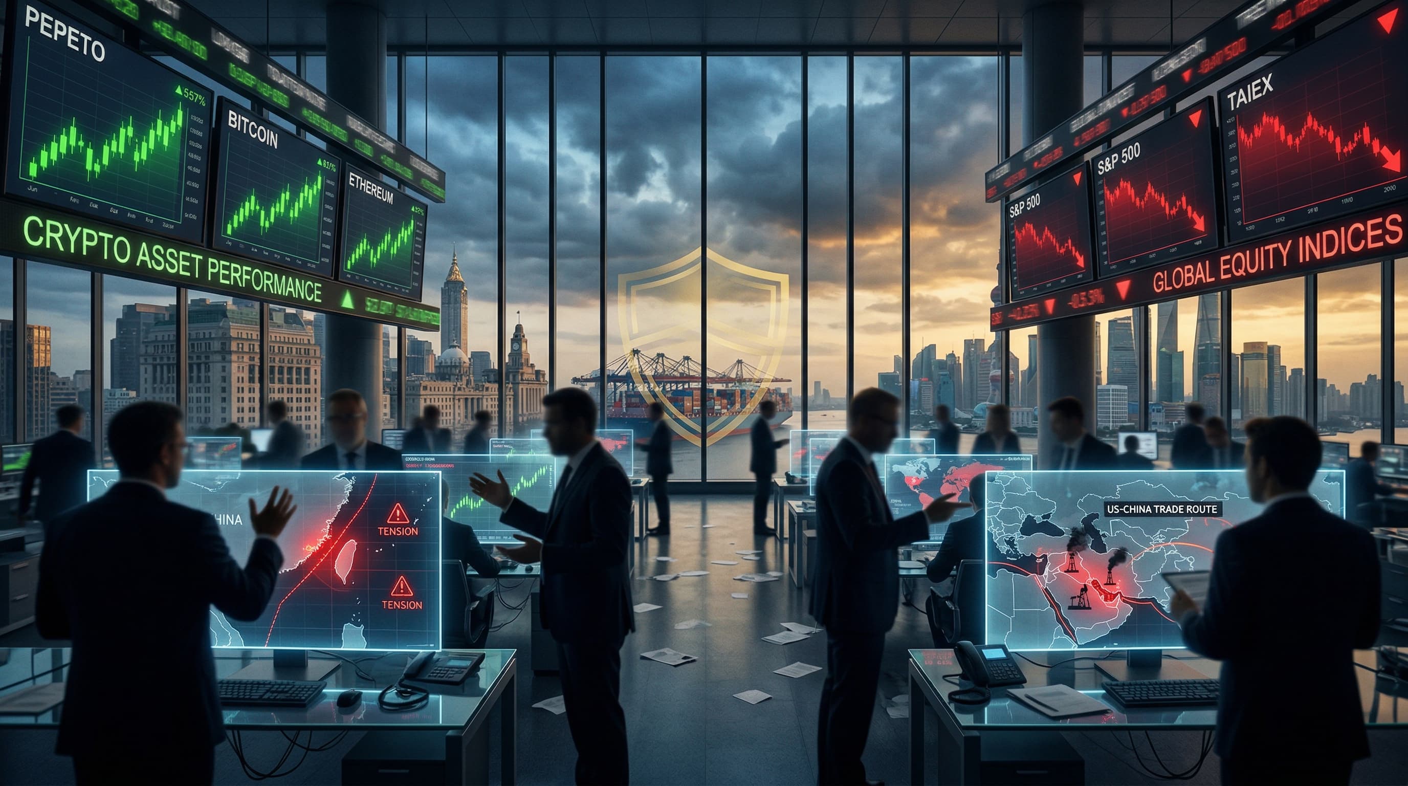 Pepeto 100x Prediction Signals Crypto Hedge in Geopolitical Storm