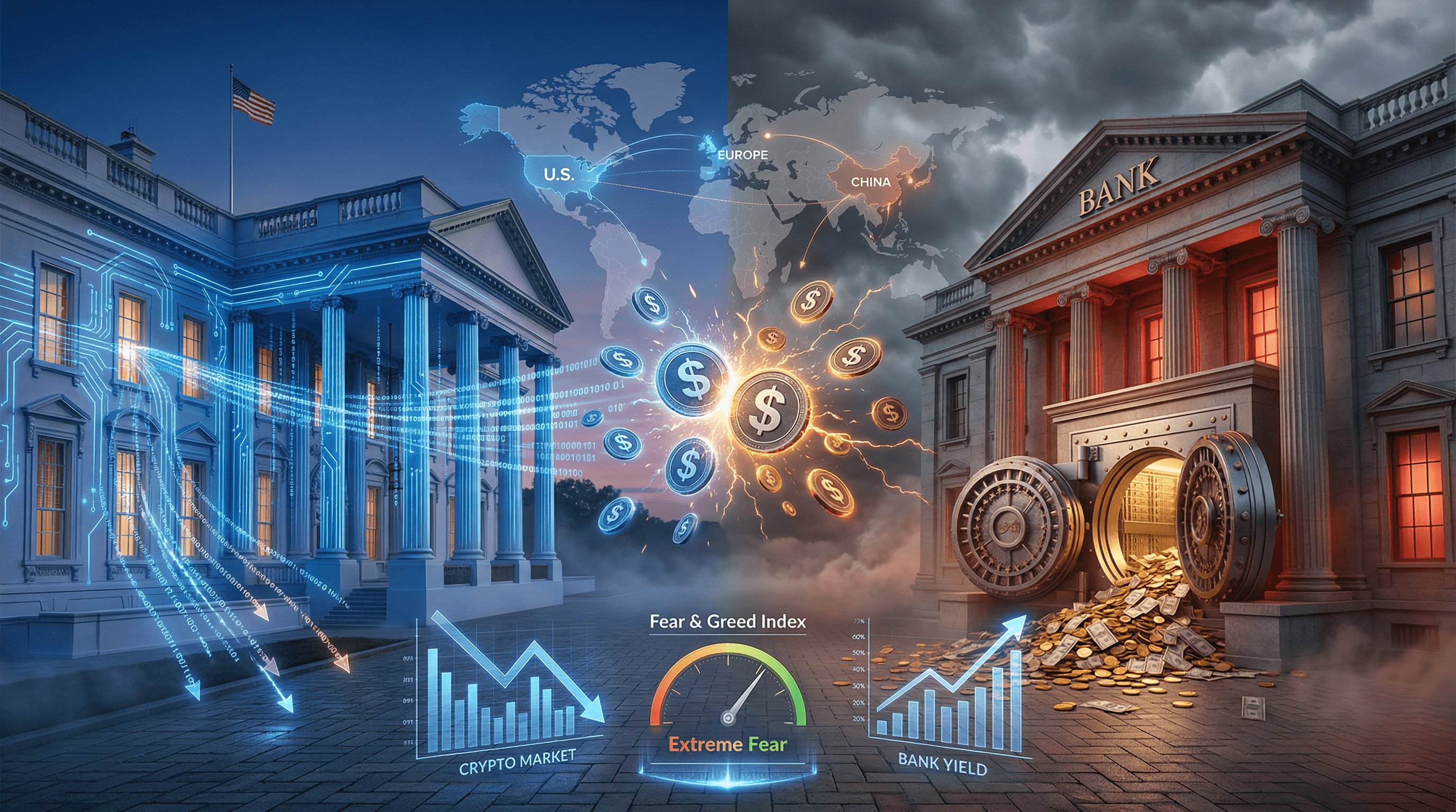 Stablecoin Revenue Fight: White House Backs Crypto vs Banks