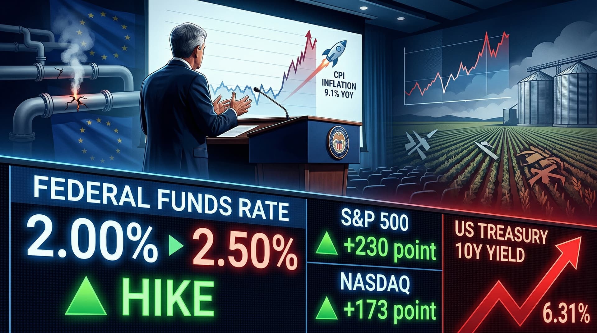 Fed Delivers Historic 75bps Rate Hike Amid Inflation Surge