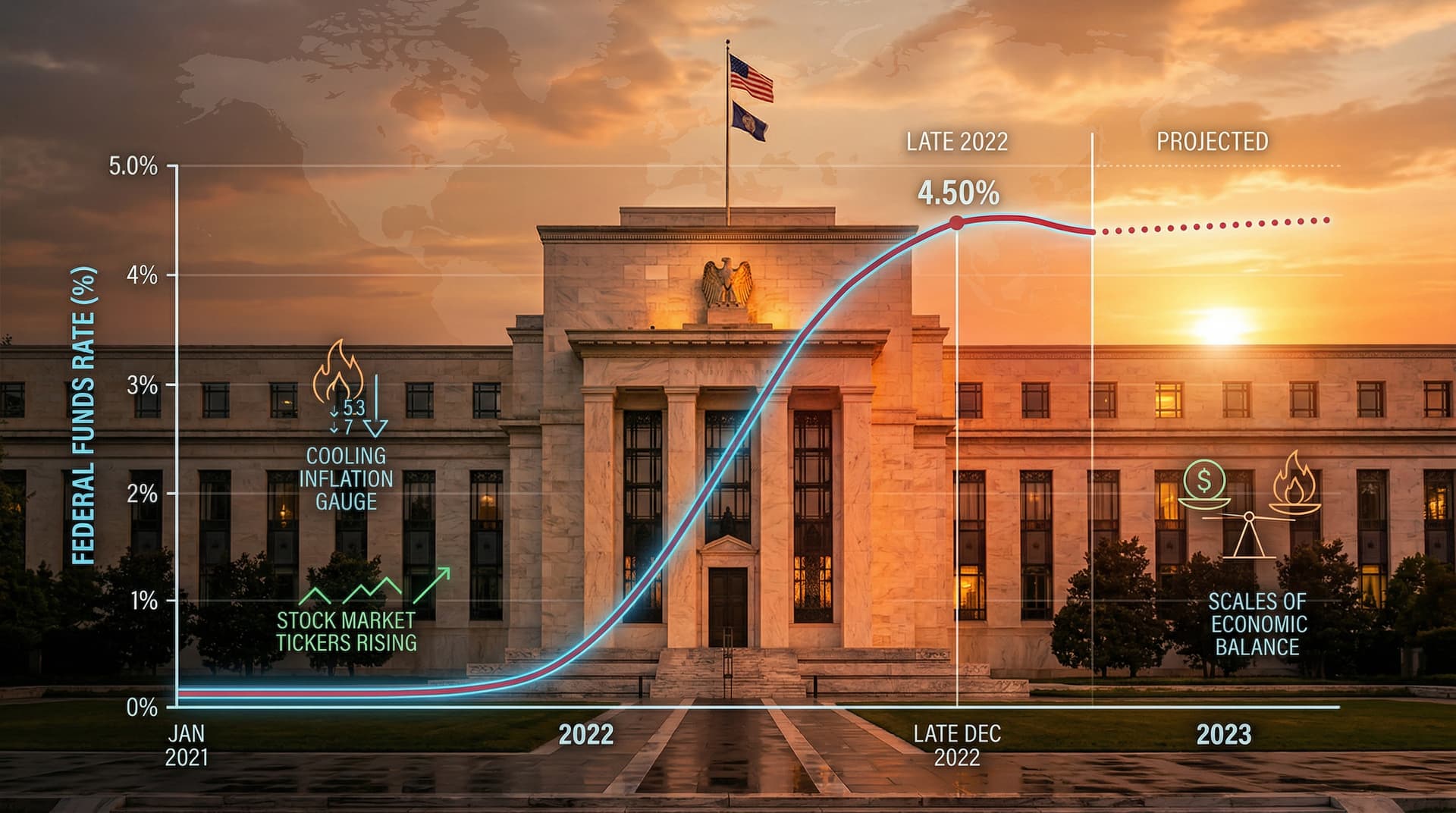 Fed Hikes Rates 50 bps, Signals Slower Pace in 2023 Fight