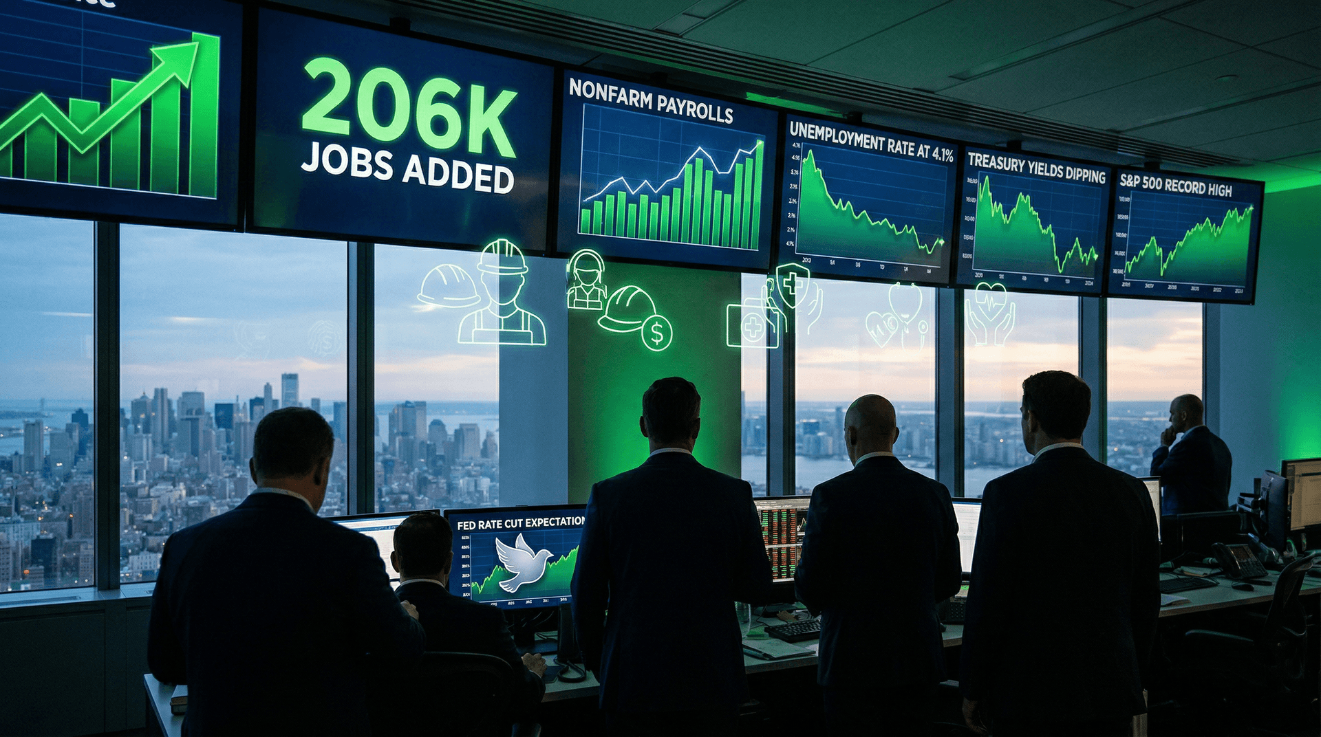 US June Jobs Report: 206K Added Amid Cooling Signals