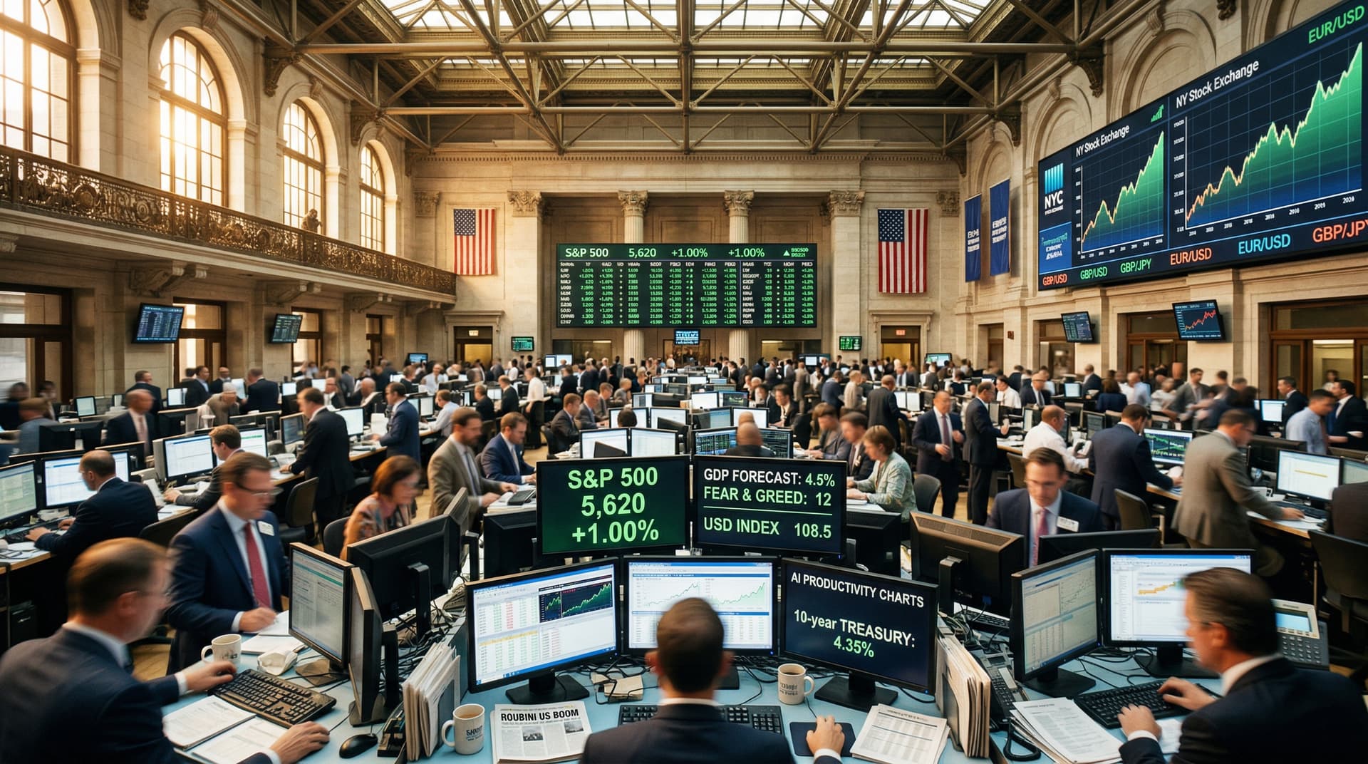 Roubini US Boom: 4.5% GDP Growth Forecast for 2026