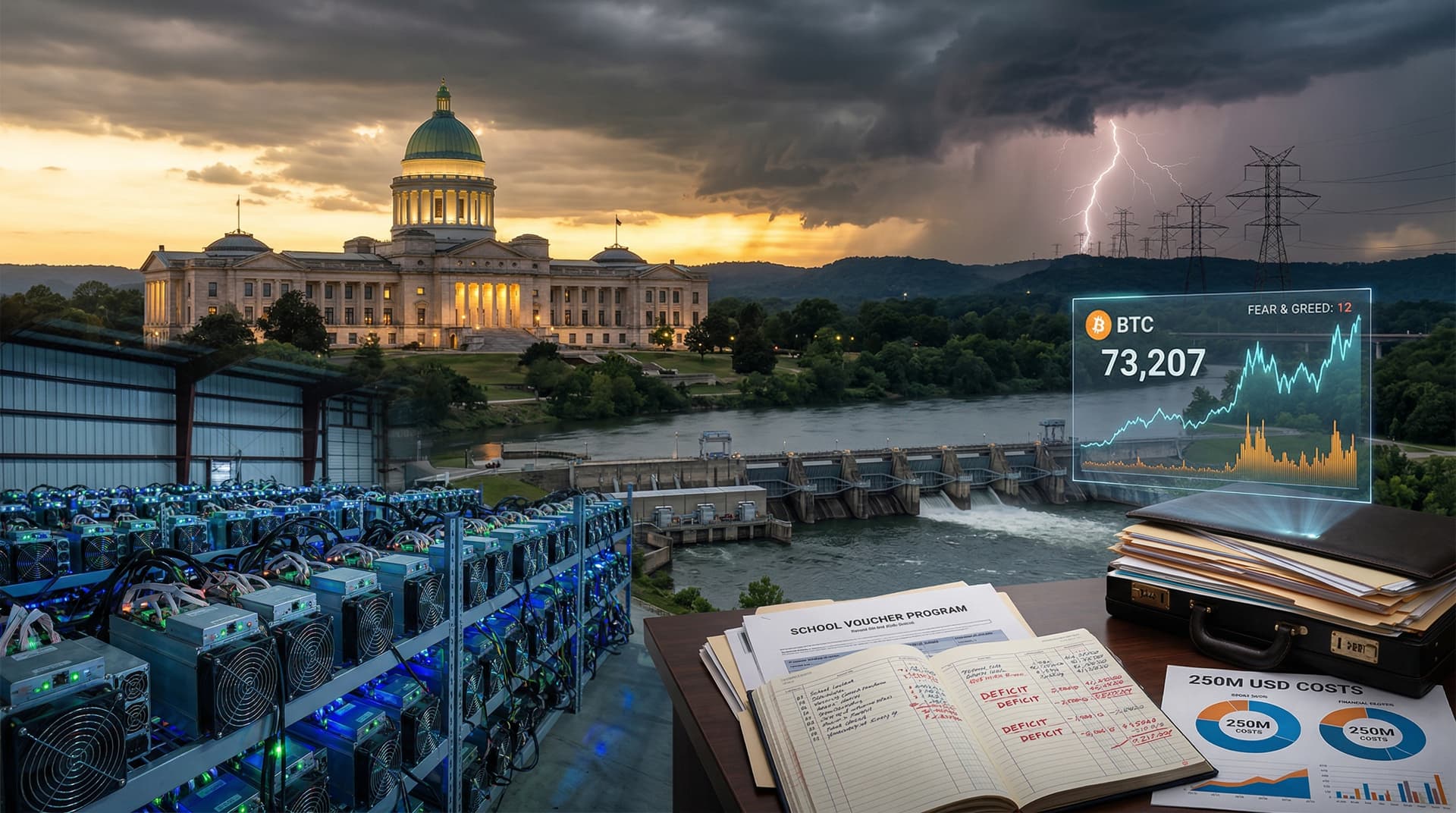 Arkansas Crypto Mining Regulations Propose 15% Energy Tax Amid Fiscal Strain