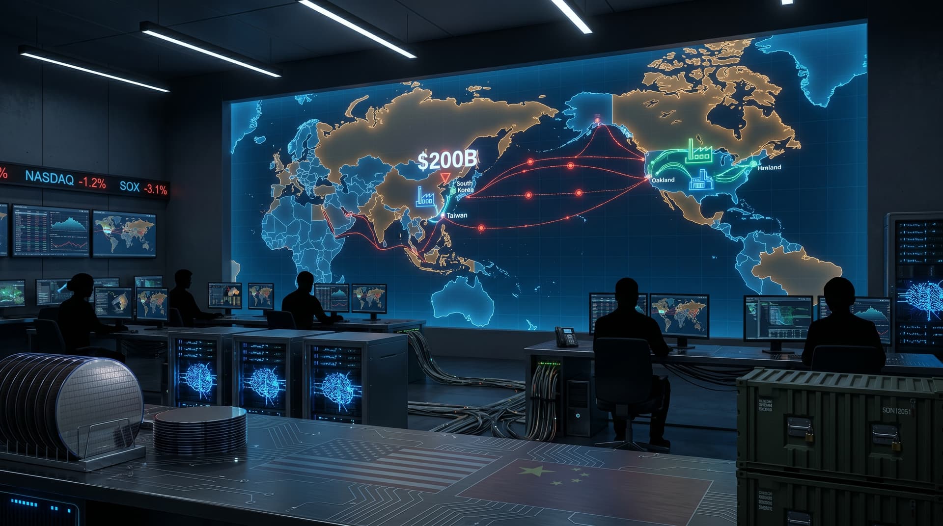 AI Geopolitics: US Curbs $200B China Chip Exports, Selloff Hits