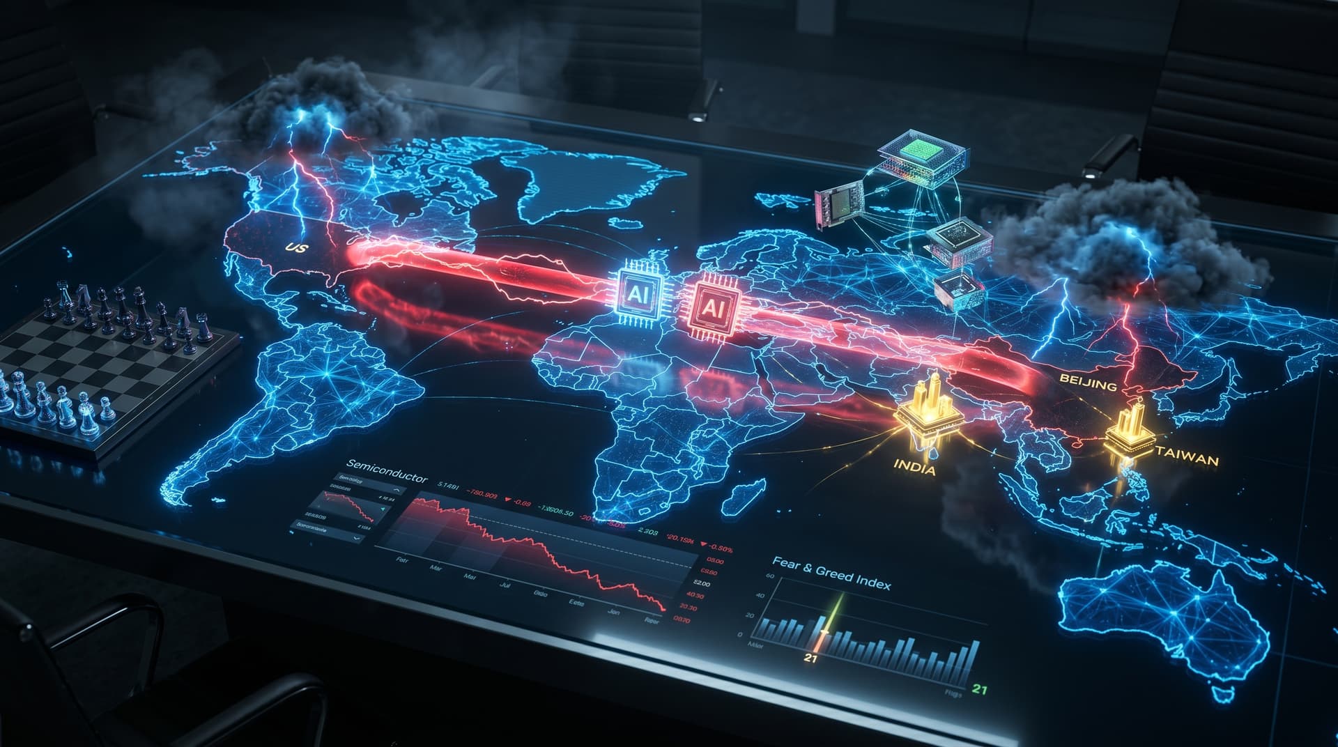 AI Geopolitical Implications Plunge Crypto Fear & Greed to 21