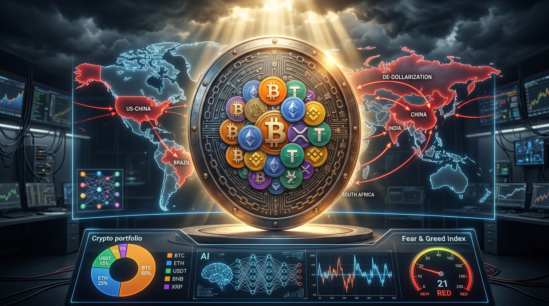 Diversified Cryptocurrency Portfolios Resist Tensions at BTC $74K