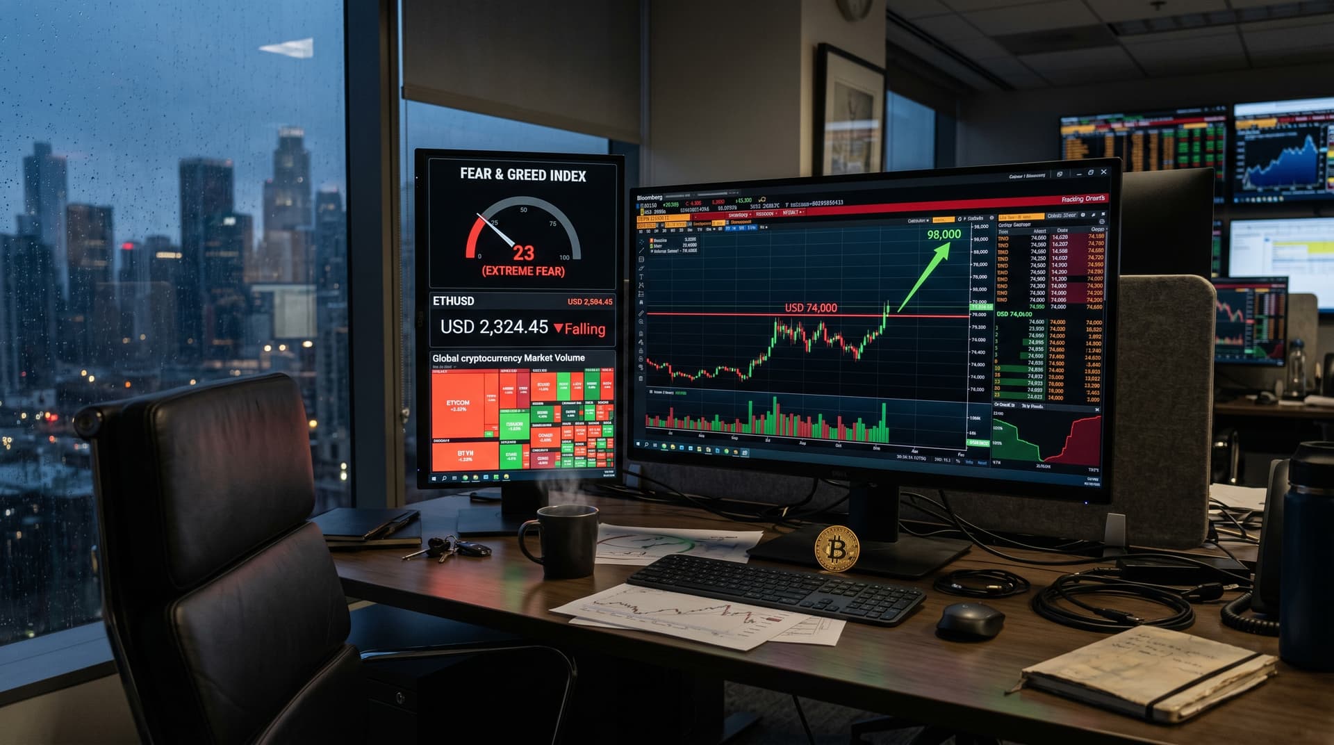 Bitcoin Breakout Above $73,901 Targets $98,000 as Fear Hits 23