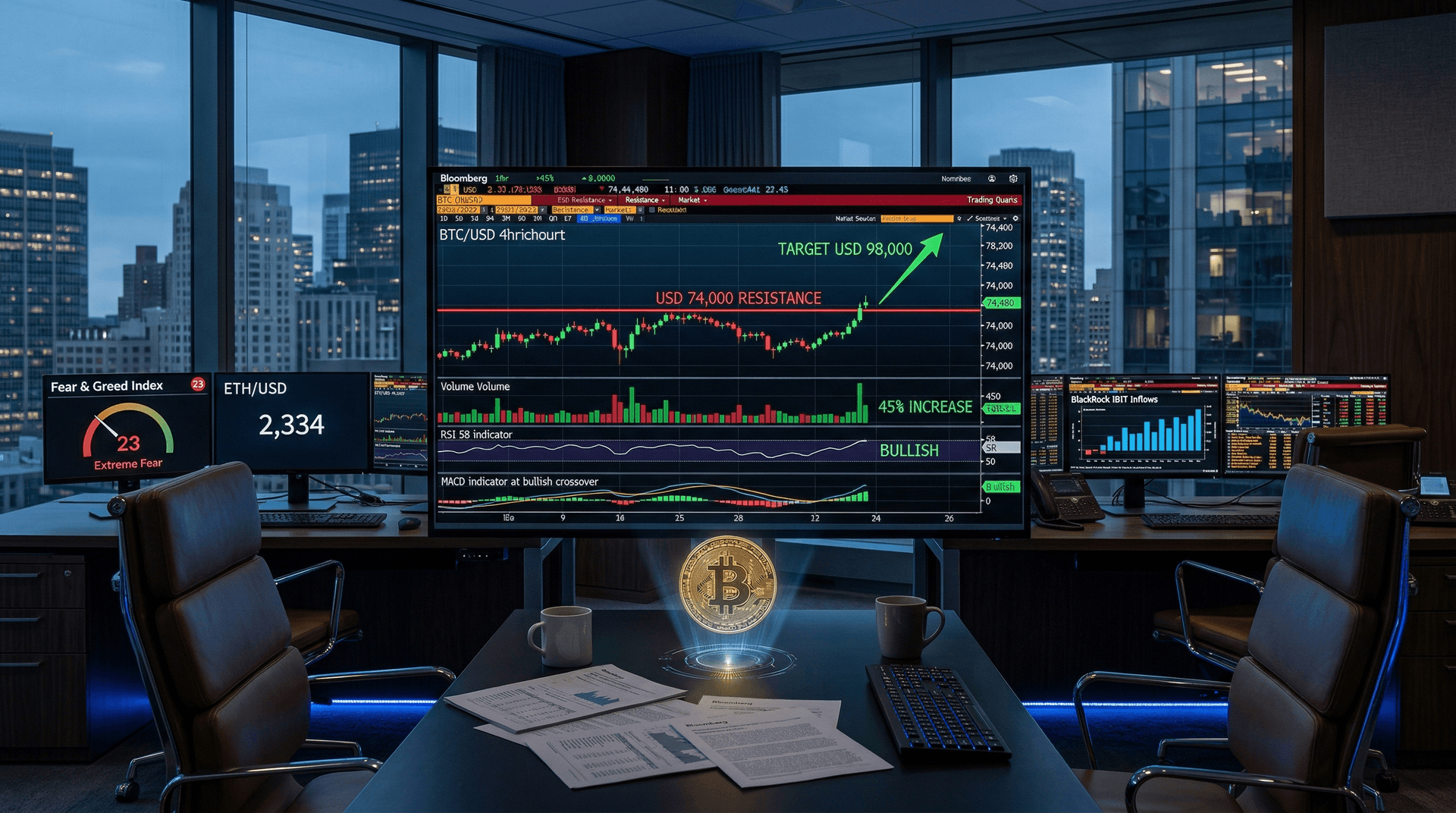 Bitcoin Breakout Clears Key Resistance, Targets $98,000 Amid Technical Surge