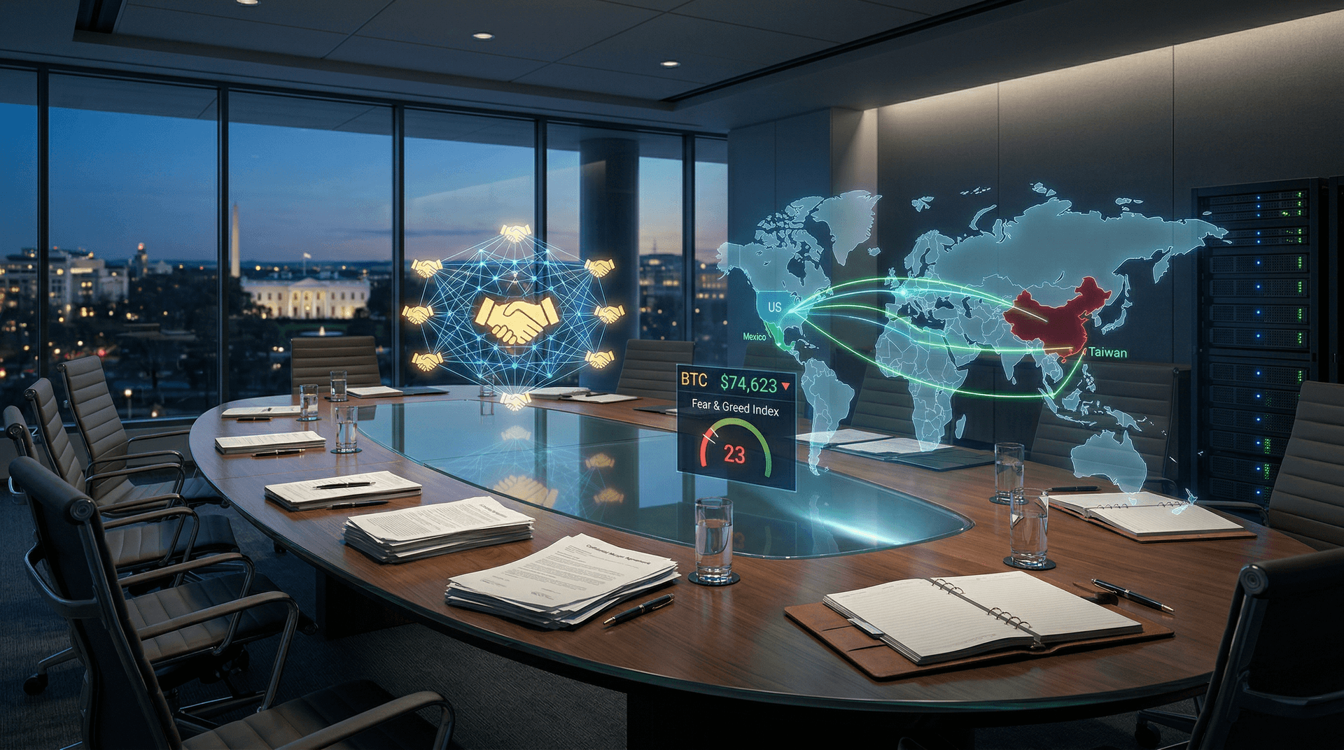 Big Tech AI M&A Trump Pipeline Hits $150B as Fear & Greed Drops to 23